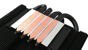 Dissipatore CPU a Basso Profilo con Ventola PWM Intelligente