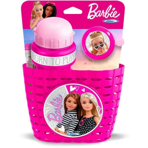 Divertente set composto da bidone della spazzatura + bidone + campanello - MATTEL - BARBIE