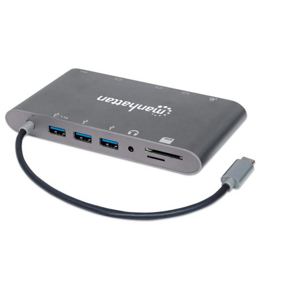 Docking Station USB-C SuperSpeed 7 in 1