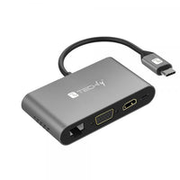 Docking Station USB-C SuperSpeed Multiporta USB HDMI VGA RJ45 MicroSD