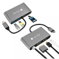 Docking Station USB-C SuperSpeed Multiporta USB HDMI VGA RJ45 MicroSD