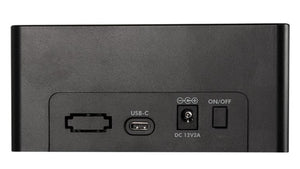Docking Station USB3.1 Gen2 per HDD/SSD SATA da 2.5''/3.5'' Nero