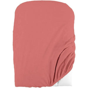 Domiva Set 2 fodere fasciatoio - 50 x 75 cm - Spugna in policotone - Bianco/Terracotta