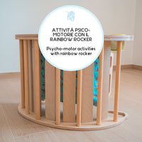 Dondolo/Tavolino + Sedia multifunzione Magic Table