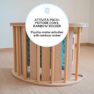 Dondolo/Tavolino + Sedia multifunzione Magic Table