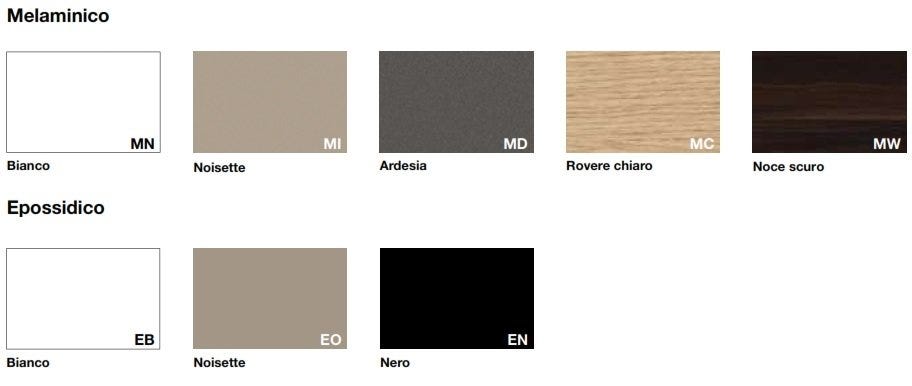 Doppio tavolo riunione per ufficio in melaminico cm. 420/560x120x73,4h