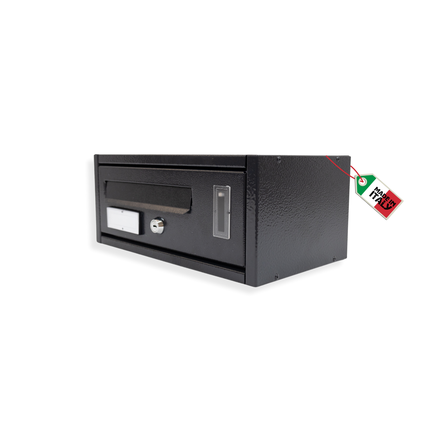 MOHOME Cassetta Postale Esterno Condominiale Antracite Componibile Modulare Orizzontale Ferro Pesante Vari Scompartimento Apertura Frontale Varie Dimensioni Interno Doppia Chiave Sicurezzac Scompartimenti: 1 Scompartimenti