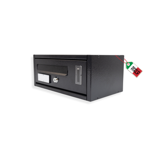 MOHOME Cassetta Postale Esterno Condominiale Antracite Componibile Modulare Orizzontale Ferro Pesante Vari Scompartimento Apertura Frontale Varie Dimensioni Interno Doppia Chiave Sicurezzac Scompartimenti: 12 Scompartimenti