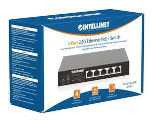 Ethernet Switch POE+ 5 Porte 2.5G