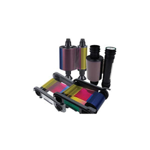 Evolis YMCKO nastro per stampante 300 pagine Nero, Ciano, Grigio, Magenta, Giallo (YMCKO Color Ribbon - 300 - prints / roll, for Primacy 2)