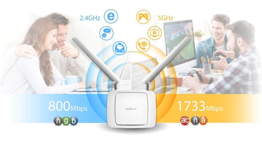 Extender Wi-Fi Dual Band AC2600 per Roaming Domestico, RE23S