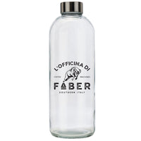 FABER PA59V - BOTTIGLIA IN VETRO SERIGRAFATA DA 1000 ML PER MACCHINA CAFFE'' ( NON ADATTA ALLA SERIE MINI)
