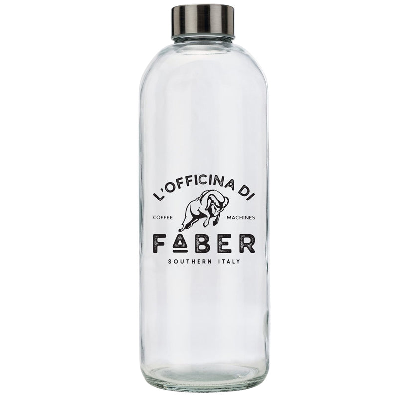 FABER PA59V - BOTTIGLIA IN VETRO SERIGRAFATA DA 1000 ML PER MACCHINA CAFFE'' ( NON ADATTA ALLA SERIE MINI)