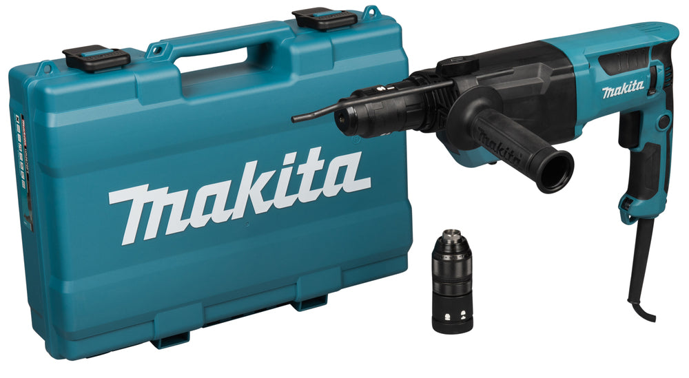 Makita HR2670FT - Tassellatore SDS-Plus 3 Funzioni doppio Mandrino 800W - 2.9 J