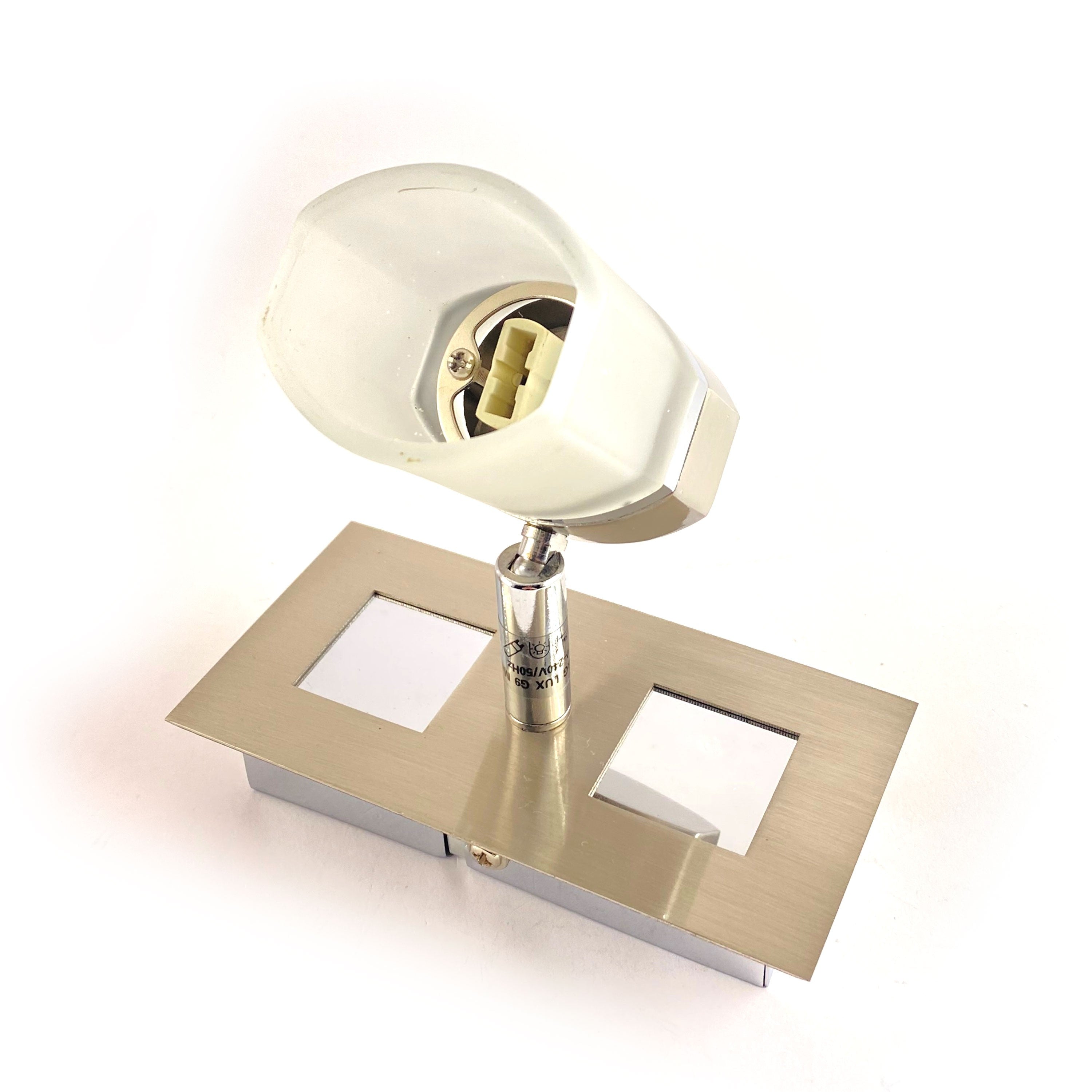 Faretto singolo con vetro G9 max 1X40W Aleyay