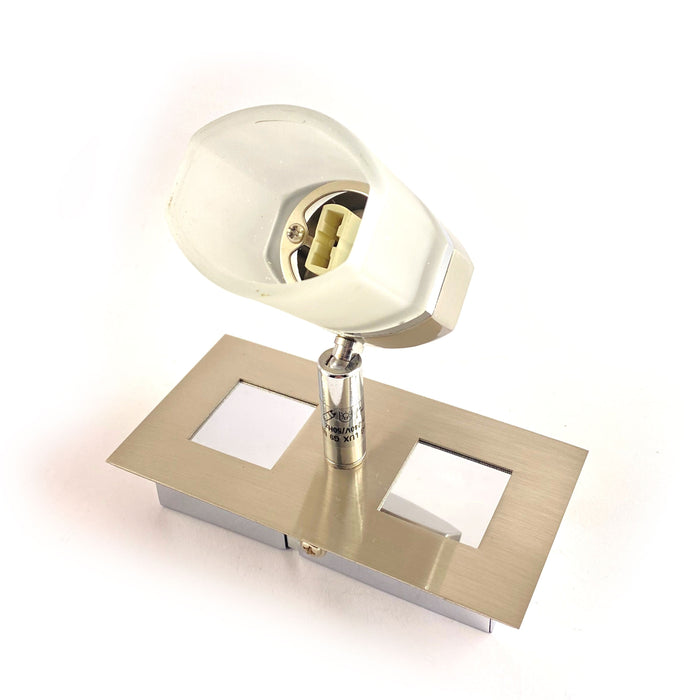 Faretto singolo con vetro G9 max 1X40W Aleyay