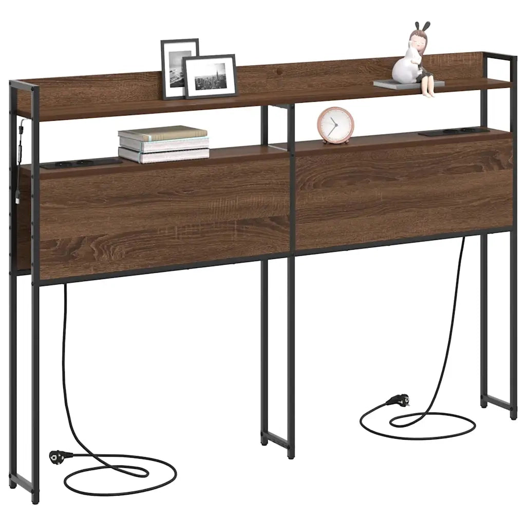 Testiera-Testata-Testiera Decorativa Rovere marrone 150 cm Legno multistrato 746594