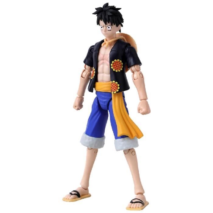 Figura Anime Heroes - Bandai - One Piece - Rufy (Dressrosa) - 17 cm