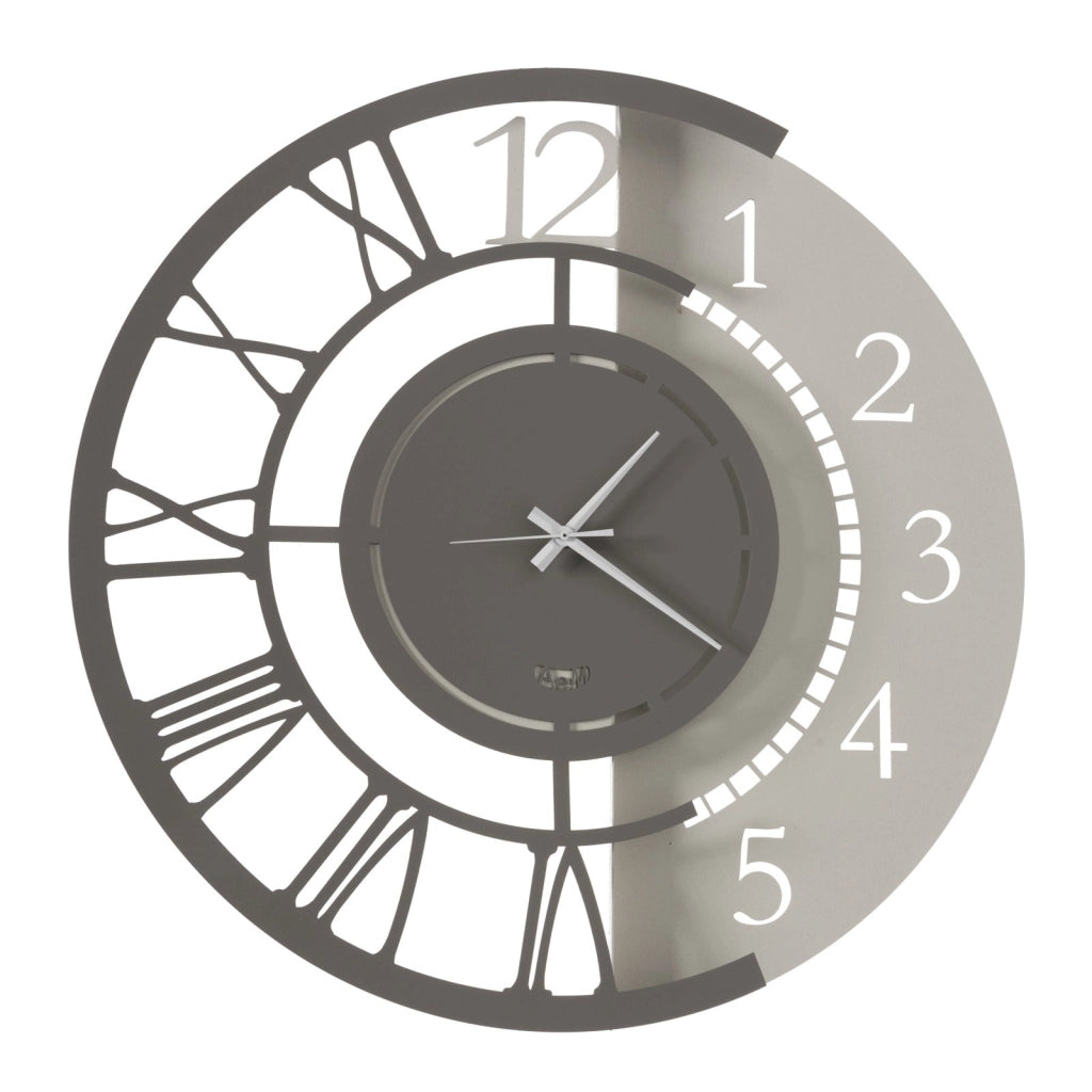 Orologio da parete particolare Full Metal Jack grande Avorio e fango