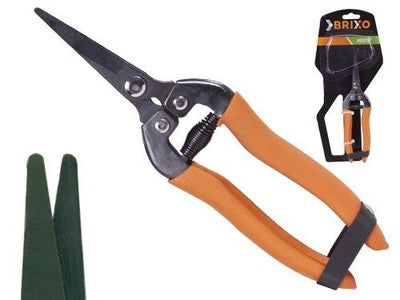 FORBICI ORTOFRUTTA COGLIUVA LAMA CURVA O LAMA RETTA CM.18 UTENSILI DA GIARDINO