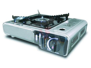 FORNELLO FORNELLINO CAMPEGGIO A GAS DA TAVOLO 2200 WATT CM. 35X26X14H