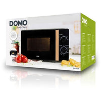Forno microonde DOMO DO2820 - 20L - 700W - Timer 35 min - Funzione scongelamento - L44 x P35,8 x H 25,8 cm - Finitura legno nero