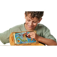 Forziere del tesoro del regno dei draghi - MOOSE TOYS - TREASURE X - Forziere interattivo con figurine e tesori