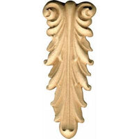 Fregio per Mobili in Pasta di Legno finitura Grezza 43x110 mm art.03.4867