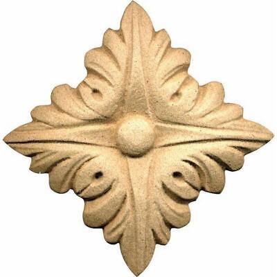 Fregio per Mobili in Pasta di Legno finitura Grezza 55x55 mm Art.03.4515 pz. 2