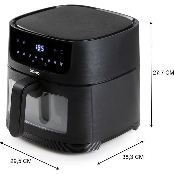 Friggitrice ad aria calda - DOMO - DO540FR - 6L - Schermo digitale - 8 programmi - Deli-Fryer
