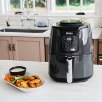 Friggitrice senza olio - Air Fryer - NINJA - AF100EU - 3,8 L - 34,5 x 27,9 x 33,8 cm - Nero