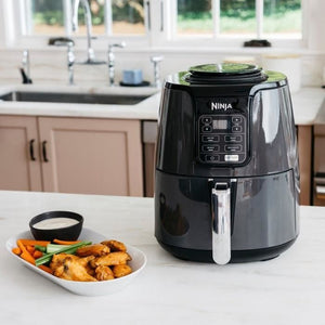 Friggitrice senza olio - Air Fryer - NINJA - AF100EU - 3,8 L - 34,5 x 27,9 x 33,8 cm - Nero