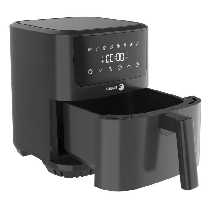 Friggitrice senza olio - FAGOR - Airfryer FGR65 - Capacità 6,5L - 8 programmi di cottura - 1600W