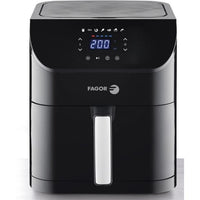 Friggitrice senza olio - FAGOR - Airfryer XL - 8 L - 1800 W - Touch screen - 7 preimpostazioni di cottura - Timer - Nero
