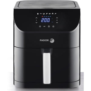 Friggitrice senza olio - FAGOR - Airfryer XL - 8 L - 1800 W - Touch screen - 7 preimpostazioni di cottura - Timer - Nero