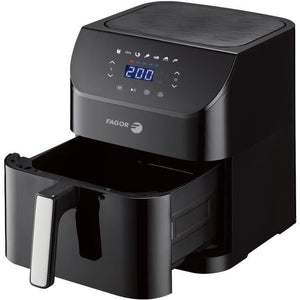 Friggitrice senza olio - FAGOR - Airfryer XL - 8 L - 1800 W - Touch screen - 7 preimpostazioni di cottura - Timer - Nero