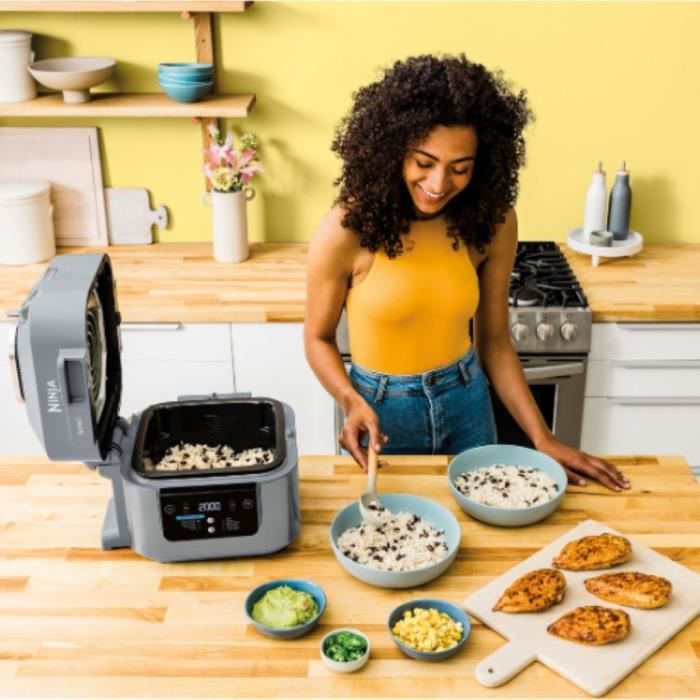 Friggitrice senza olio - Ninja Speedi - ON400EU - Pentola rapida 10 in 1, friggitrice ad aria, friggitrice ad aria, multicooker - 5,7 litri