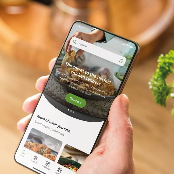 Friggitrice senza olio - PHILIPS - NA352/04 - 9L - Doppio cestello - Touch screen + Accessori - Nero