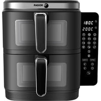 Friggitrice senza olio FAGOR - Airfryer FGD11 - Capacità 11L - Doppie vasche 5,5 L - 12 programmi di cottura - 2800W