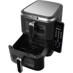 Friggitrice senza olio FAGOR - Airfryer FGD11 - Capacità 11L - Doppie vasche 5,5 L - 12 programmi di cottura - 2800W
