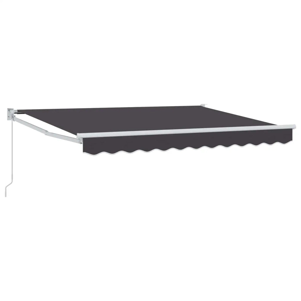 Tenda retrattile manuale Antracite 3 x 2 m 3418888