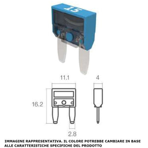 Fusibile minival 7,5 AMP Mta