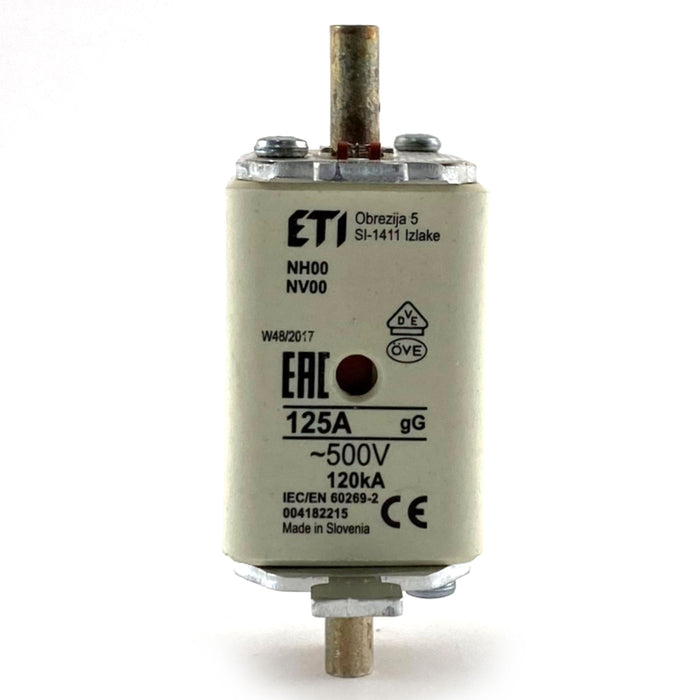 Fusibile NH00 GR 125A Omega