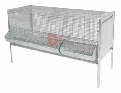 GABBIA PER POLLI VOLATILI LUXURY CM. 140x50xH80 PIEGHEVOLE ANTITOPO