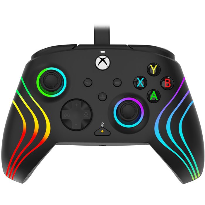 Gamepad - PDP - Afterglow Wave - Cablato - Nero - Illuminazione LED personalizzabile
