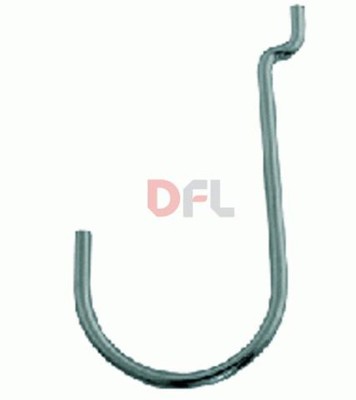 GANCI GANCIO IN FERRO PER PANNELLI FORATI PORTAUTENSILI N.5  MM 3,4. CF. PZ 200