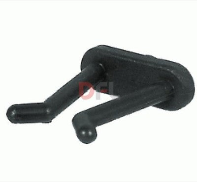 GANCI GANCIO IN NYLON PER PANNELLI PORTAUTENSILI G4 CONFEZIONE 100PZ