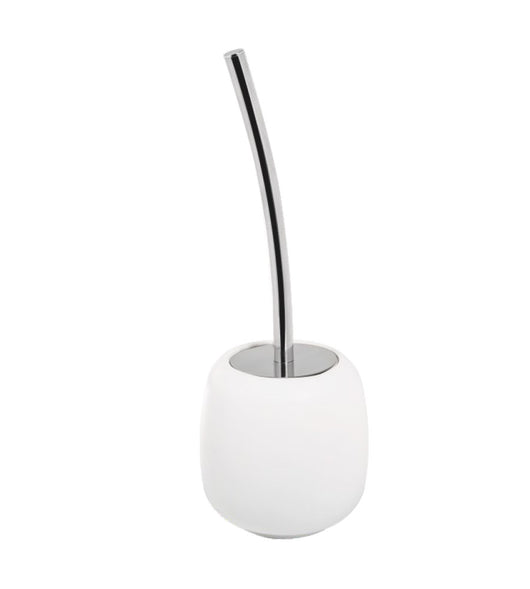 Porta Scopino Bagno WC da Terra Elegante Moderno Bianco Sabbia Grigio Metaform Tonalità: Bianco