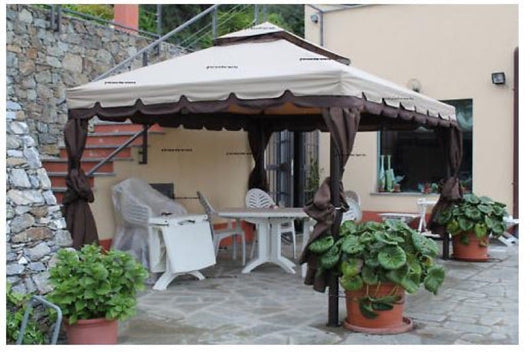 GAZEBO SAHARA ADVENTURE CM. 300X400 MT. 3X4 TOP ECRU' 250 GR/MQ