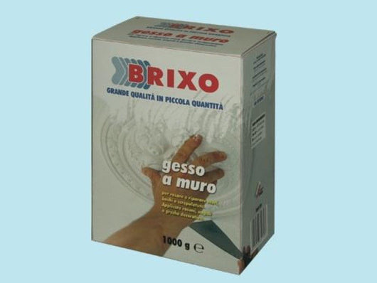 GESSO A MURO BRIXO PER RASARE E RIPARARE KG.1 CONFEZIONE PZ.2